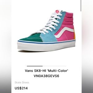 VANS SK8-HI MULTI COLOR